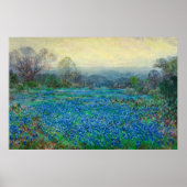 Bluebonnets-Feld von Julian Onderdon Poster (Vorne)