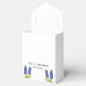 Bluebonnets Floral Elegante Moderne Hochzeit Geschenkschachtel (Geöffnet)