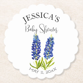 Bluebonnets Flowers Texas Baby Shower Girl Untersetzer