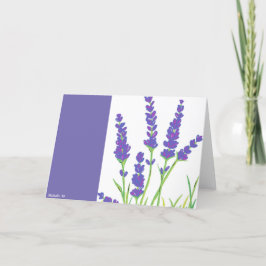 Bluebonnets-Grußkarte Karte