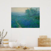 Bluebonnets in Dawn, Onderdonk Poster (Küche)