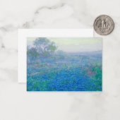 Bluebonnets in der Nähe von San Antonio, Texas von Mitteilungskarte (Vorderseite/Rückseite Beispiel)