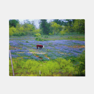 Bluebonnets in Texas Fußmatte