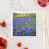 Bluebonnets in Texas Serviette (Beispiel)