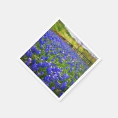 Bluebonnets in Texas Serviette (Ecke)