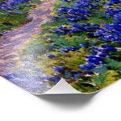 Bluebonnets in Twilight, nördlich von San Antonio Fotodruck (Ecke)