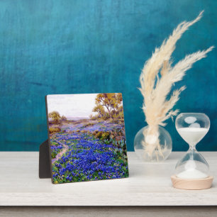 Bluebonnets in Twilight nördlich von San Antonio, Fotoplatte