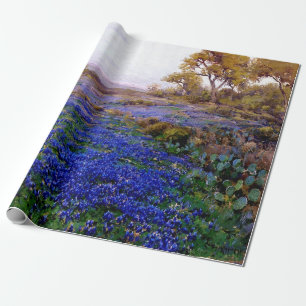 Bluebonnets in Twilight, nördlich von San Antonio Geschenkpapier