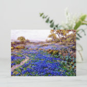 Bluebonnets in Twilight, nördlich von San Antonio Karte (Stehend Vorderseite)