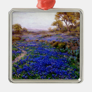 Bluebonnets in Twilight, nördlich von San Antonio Ornament Aus Metall