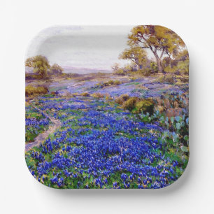 Bluebonnets in Twilight nördlich von San Antonio, Pappteller