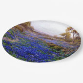 Bluebonnets in Twilight, nördlich von San Antonio Pappteller (Schrägansicht)