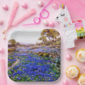 Bluebonnets in Twilight, nördlich von San Antonio, Pappteller (Party)