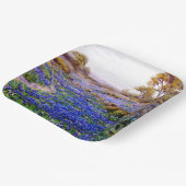 Bluebonnets in Twilight, nördlich von San Antonio, Pappteller (Gewinkelt)