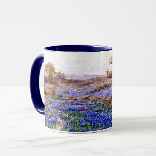Bluebonnets in Twilight nördlich von San Antonio, Tasse (Vorderseite Links)