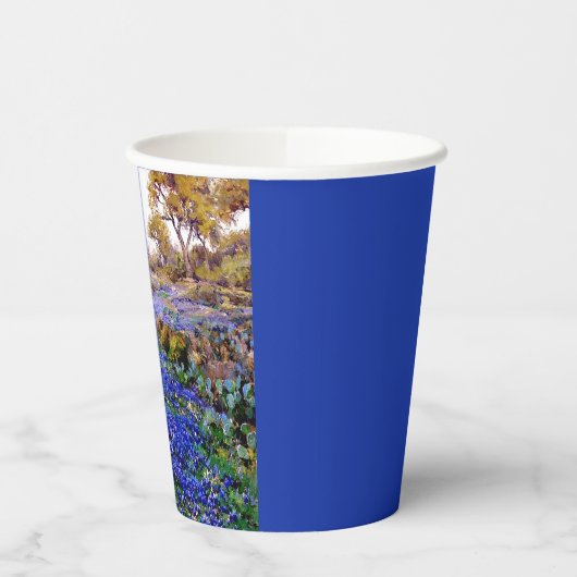 Bluebonnets in Twilight, San Antonio Pappbecher (Links)