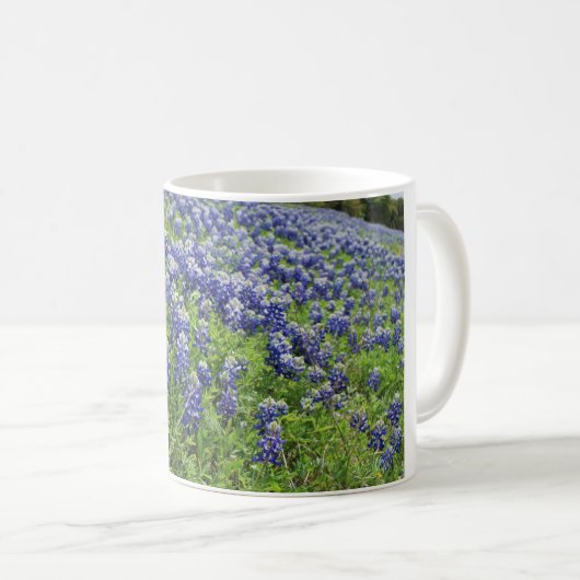 Bluebonnets-Kaffee-Tasse Tasse (VorderseiteRechts)