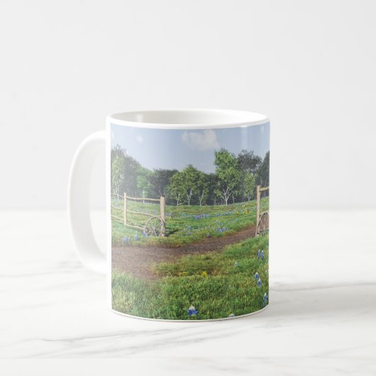 Bluebonnets Kaffeetasse (Vorderseite Links)