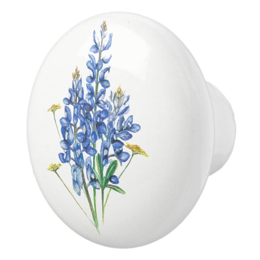 Bluebonnets Keramikknauf (Rechts)