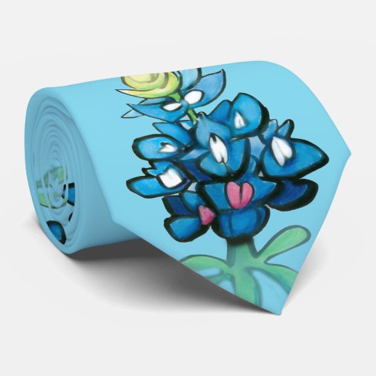 Bluebonnets Krawatte (Gerollt)