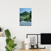 Bluebonnets, Llano, Texas, USA Poster (Heimbüro)