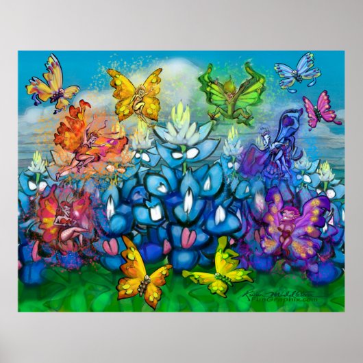 Bluebonnets Pixies Party Poster (Vorne)