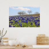 Bluebonnets-Poster Poster (Küche)