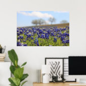 Bluebonnets-Poster Poster (Heimbüro)