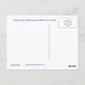 Bluebonnets Postkarte (Rückseite)