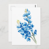 Bluebonnets Postkarte (Vorne/Hinten)