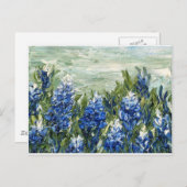 Bluebonnets Postkarte (Vorne/Hinten)