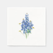 Bluebonnets Serviette (Vorderseite)