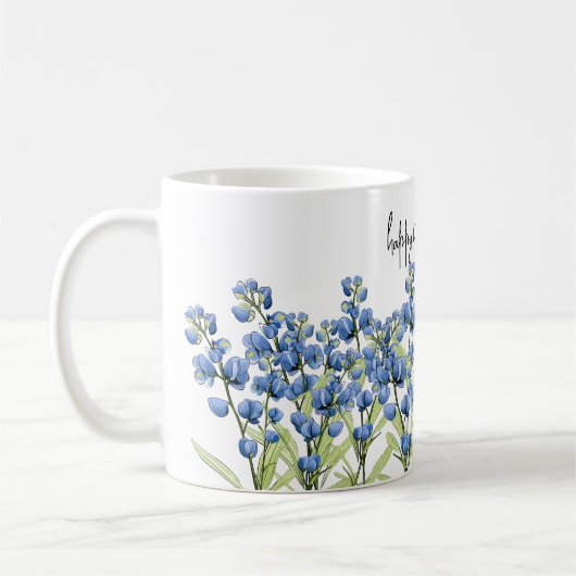 Bluebonnets Südlicher Frühling Kaffeetasse (Links)
