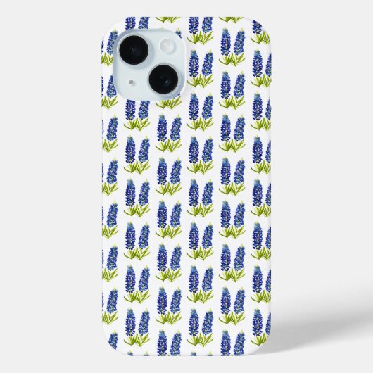 Bluebonnets Texas Blue Flowers Case-Mate iPhone Hülle (Rückseite)