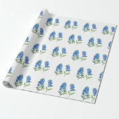 Bluebonnets Texas Blue Flowers Geschenkpapier (Ungerollt)
