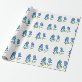 Bluebonnets Texas Blue Flowers Geschenkpapier