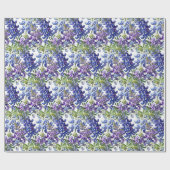 Bluebonnets Texas Blue Flowers Geschenkpapier (Flach)
