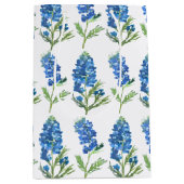 Bluebonnets Texas Blue Flowers Mittlere Geschenktüte (Vorderseite)