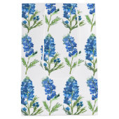 Bluebonnets Texas Blue Flowers Mittlere Geschenktüte (Rückseite)