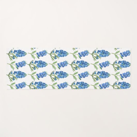 Bluebonnets Texas Blue Flowers Yogamatte (Vorderseite (Horizontal))