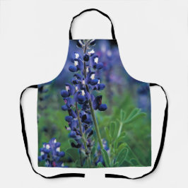 Bluebonnets Texas Blume Blauer Lupine Schürze
