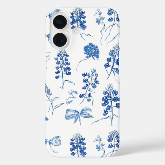 Bluebonnets Texas Blume Blumenmuster Case-Mate iPhone Hülle (Rückseite)
