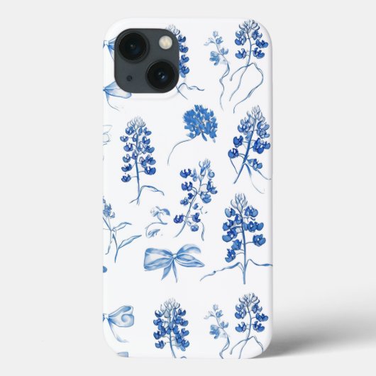 Bluebonnets Texas Blume Blumenmuster Case-Mate iPhone Hülle (Rückseite)