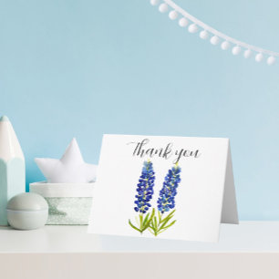 Bluebonnets Texas Blume Kinderdusche Vielen Dank Dankeskarte