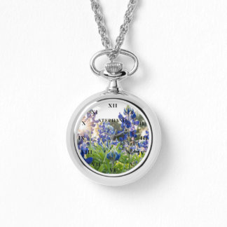 Bluebonnets Texas Blume Lupine Armbanduhr