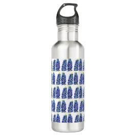 Bluebonnets Texas Blume Wildblumen Aquarell Edelstahlflasche