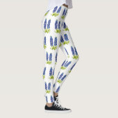 Bluebonnets Texas Blume Wildblumen Aquarell Leggings (Rechts)
