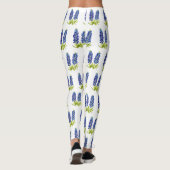 Bluebonnets Texas Blume Wildblumen Aquarell Leggings (Rückseite)