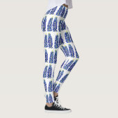 Bluebonnets Texas Blume Wildblumen Aquarell Leggings (Rechts)