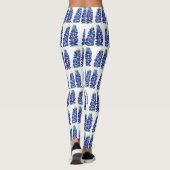 Bluebonnets Texas Blume Wildblumen Aquarell Leggings (Rückseite)